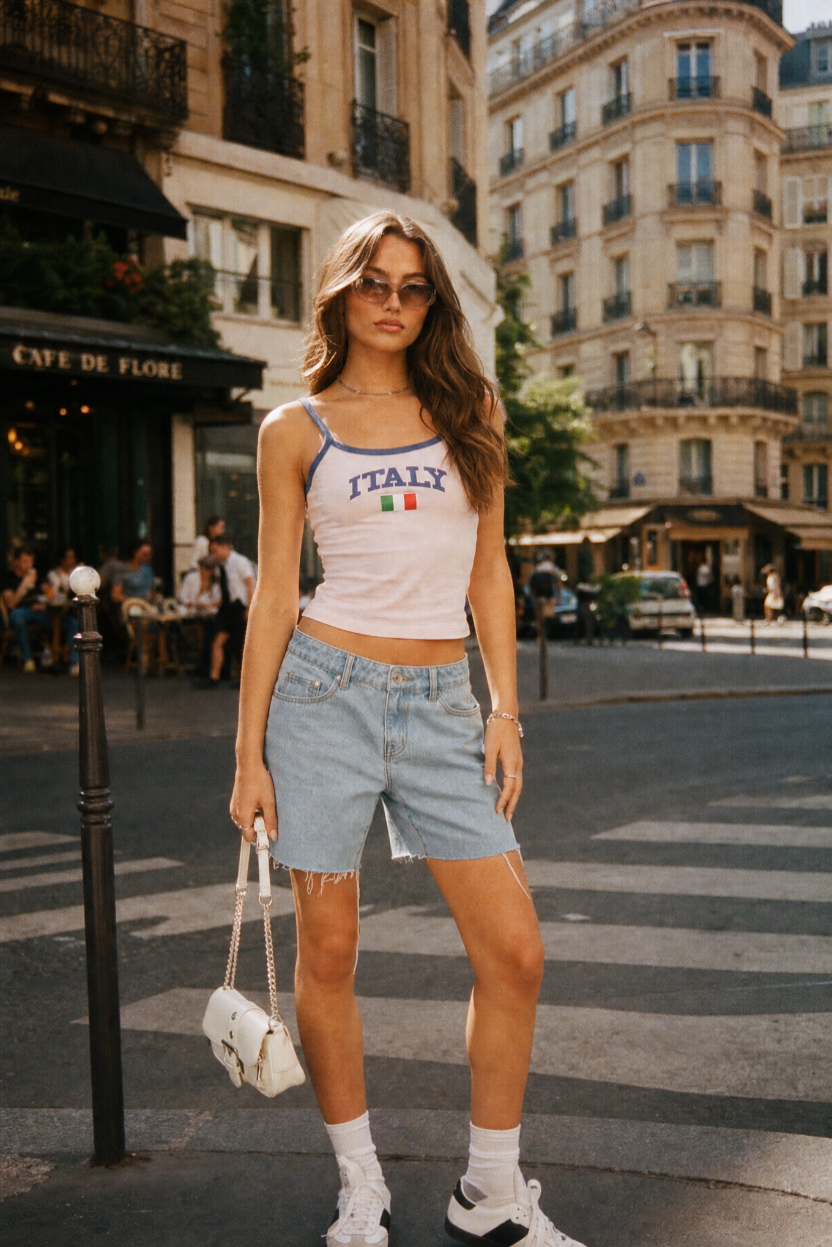 Cami top Italie Vintage