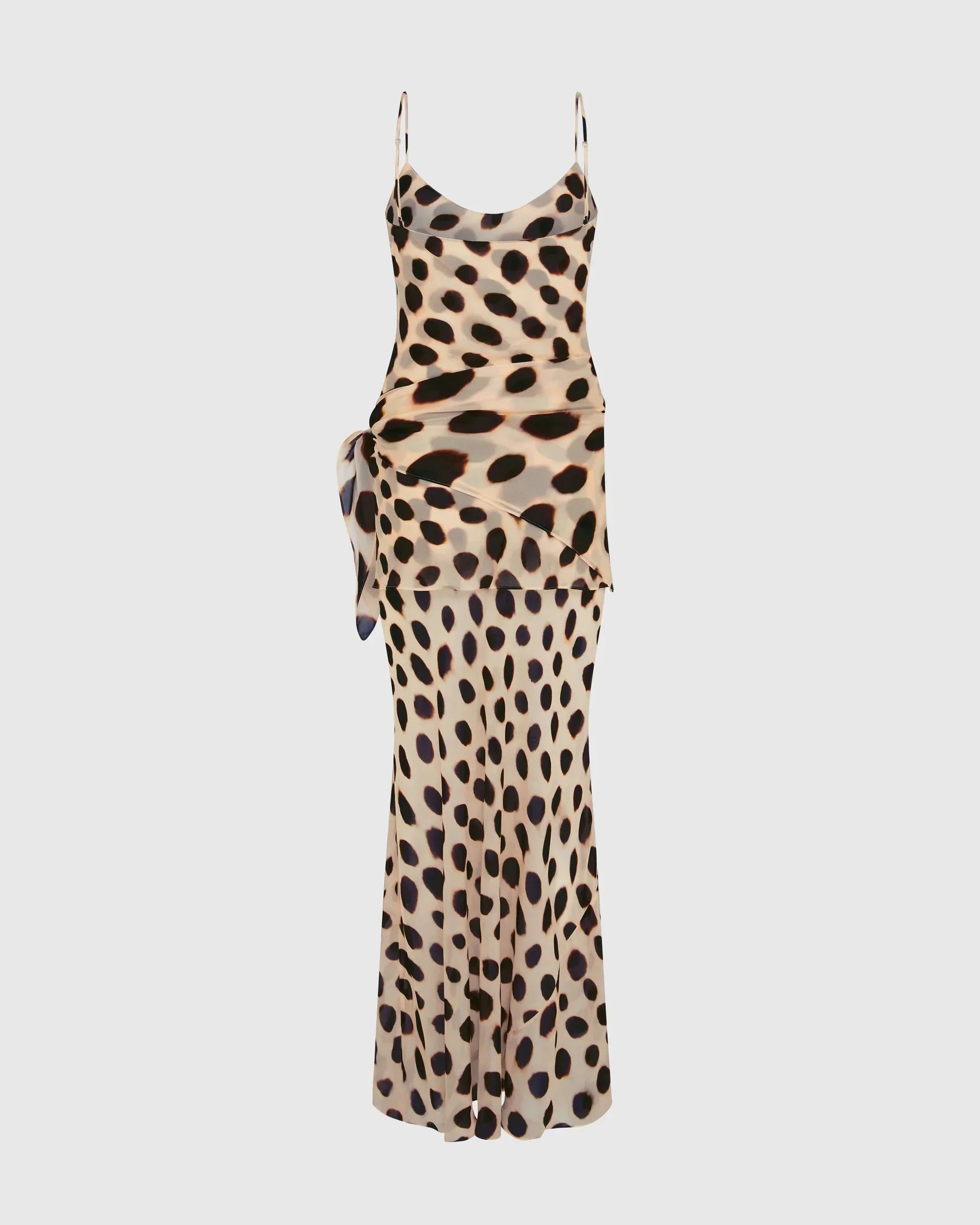 LEOPARD TIE MAXI DRESS — image 5